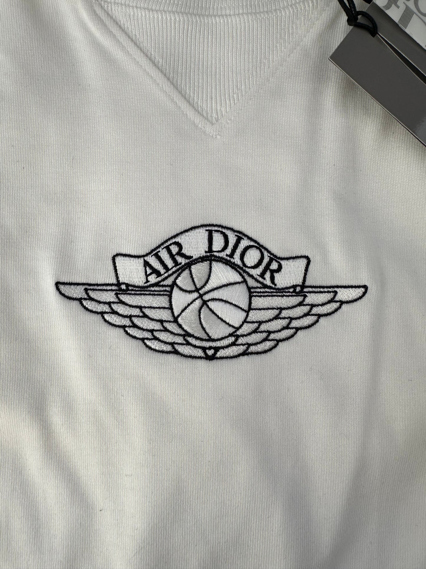 AIR DIOR WINGS LOGO T-SHIRT - Air Dior designer t-shirt additional view 4