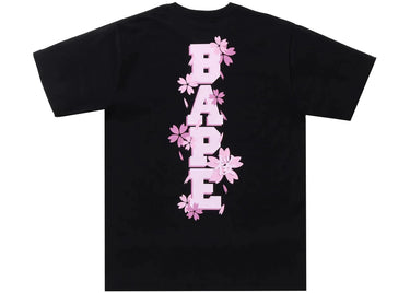 BAPE Sakura Photo Ape Head Tee (SS22) Black - rear view