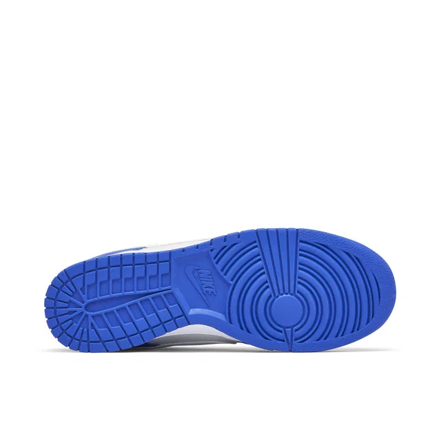 Nike Dunk Low Blue White - Nike Dunk Low sneaker rear heel and sole detail