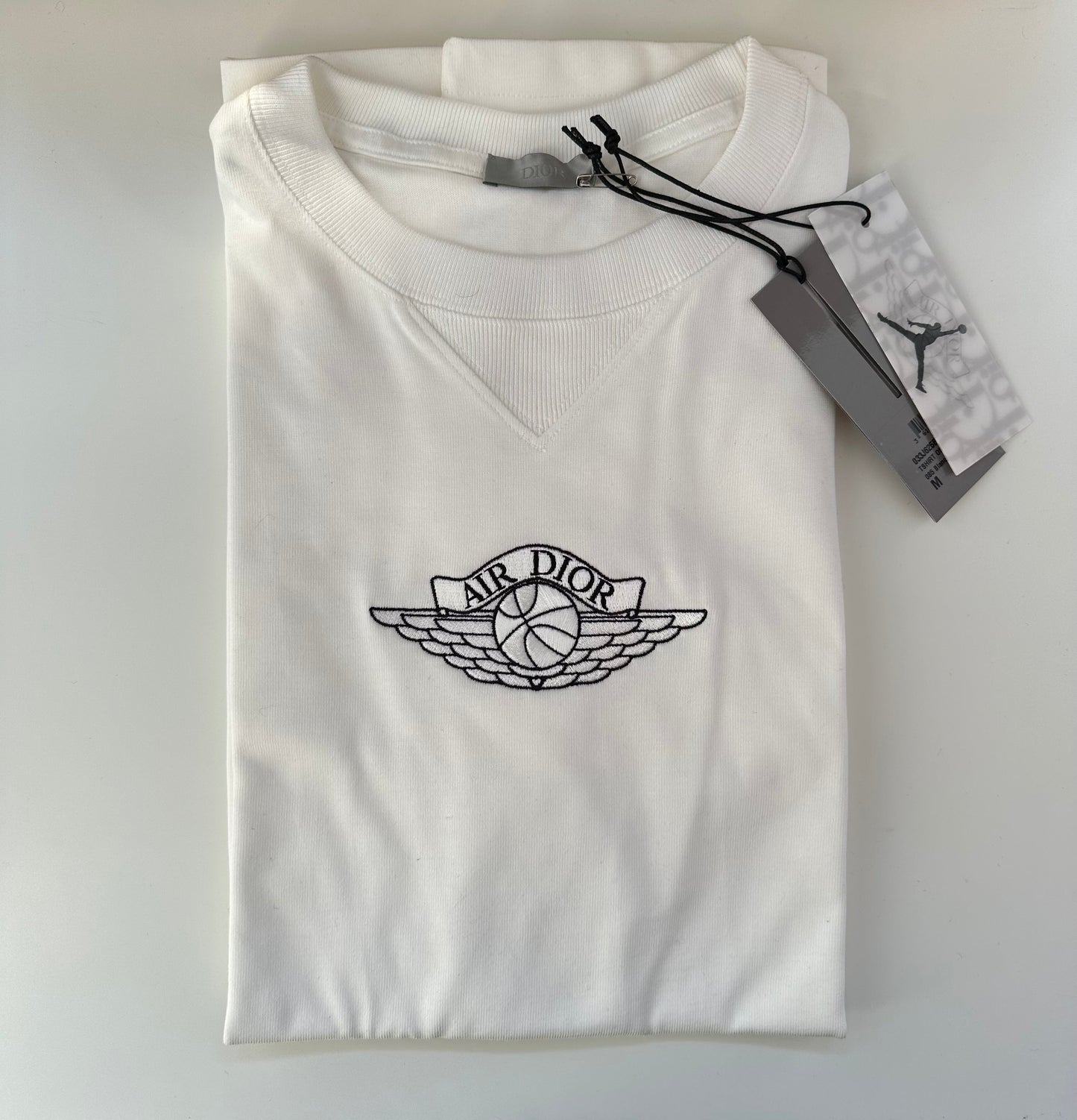 AIR DIOR WINGS LOGO T-SHIRT - Air Dior designer t-shirt rear view