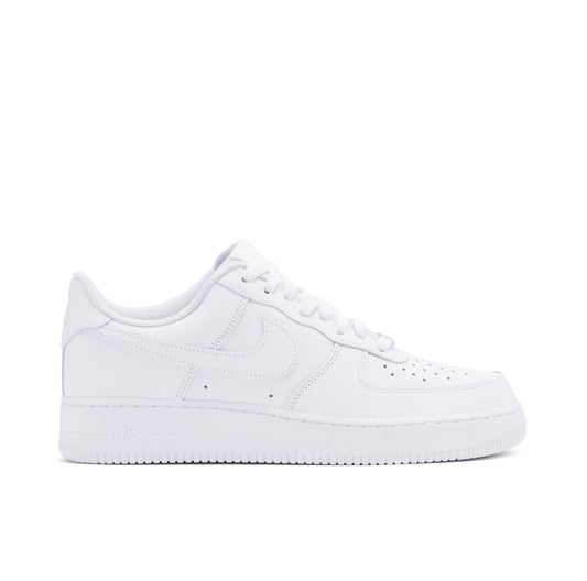 AIR FORCE 1 ‘07 WHITE - Nike Air Force 1 sneaker side profile view on white background