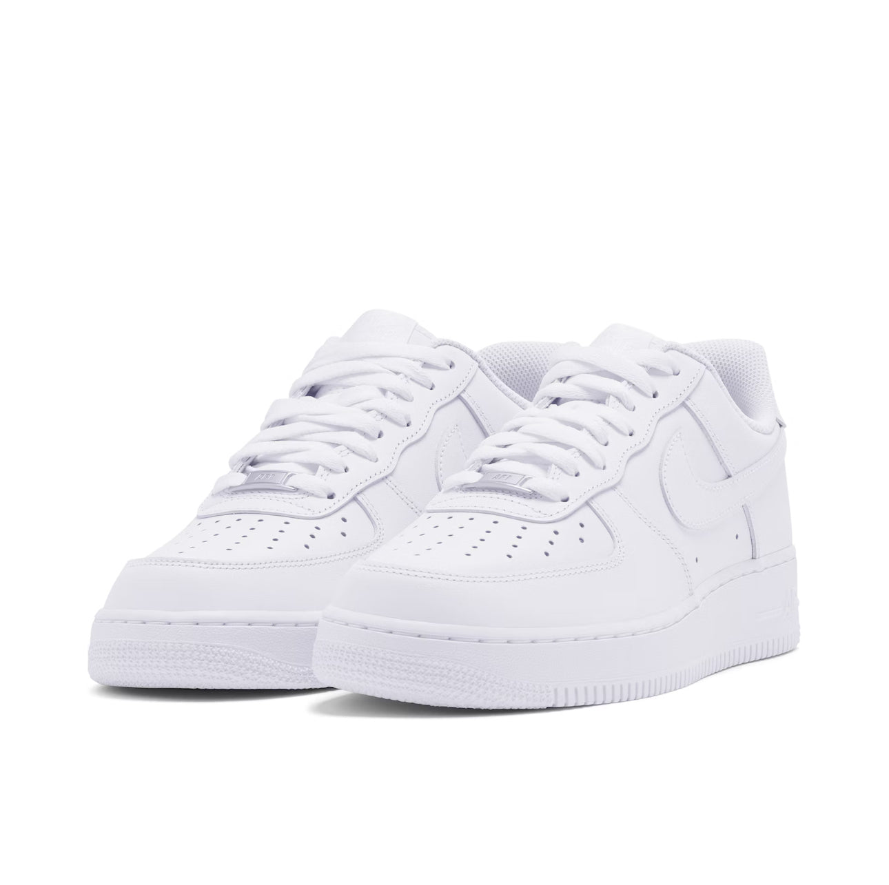 AIR FORCE 1 ‘07 WHITE - Nike Air Force 1 sneaker rear heel and sole detail