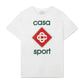 Casa Blanca Tee Shirt Casa Sport - front view on white background