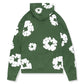 Denim Tears Cotton Wreath Green Hoodie - rear view