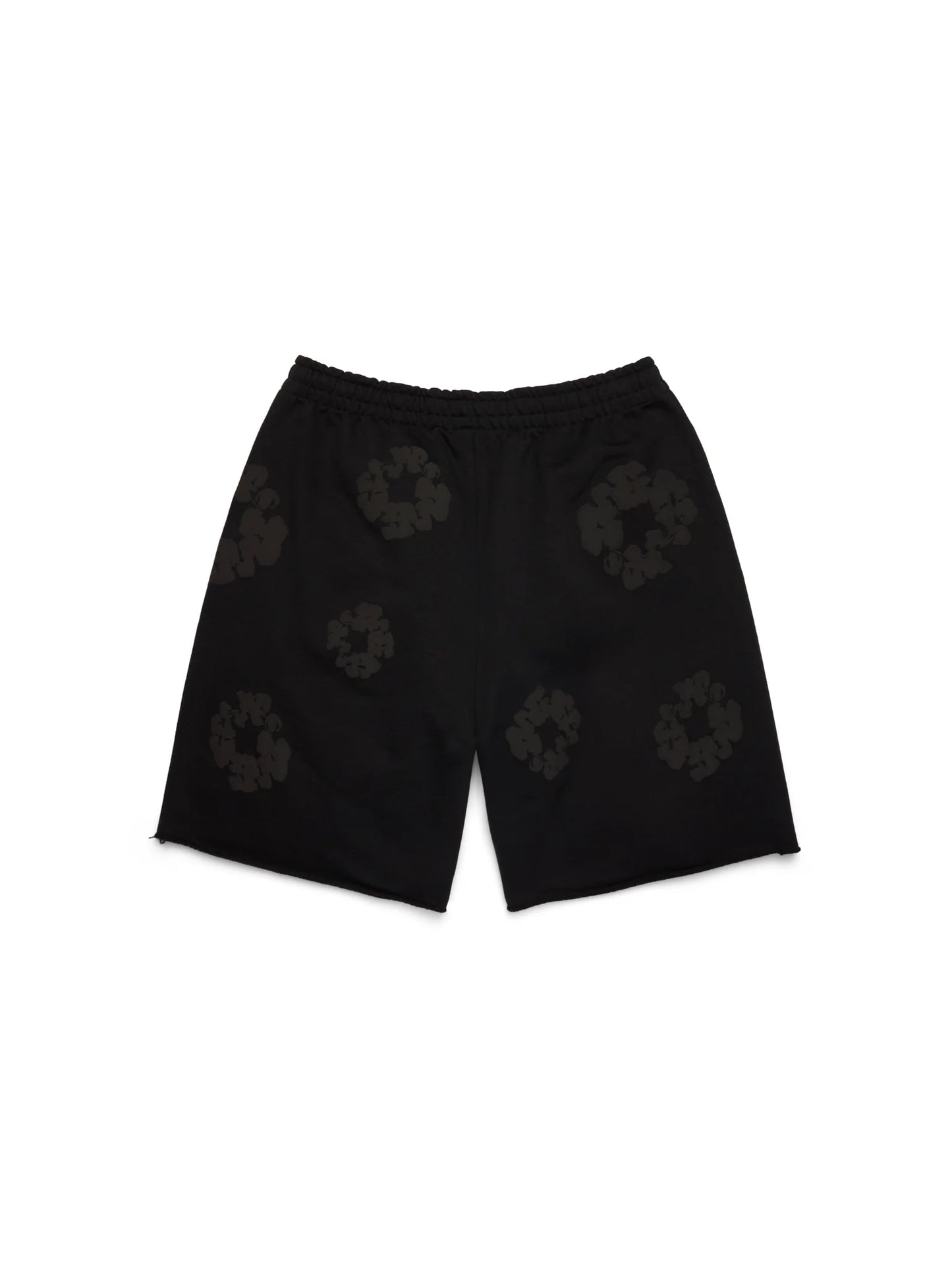 Denim Tears Cotton Wreath Monochrome Shorts - rear view