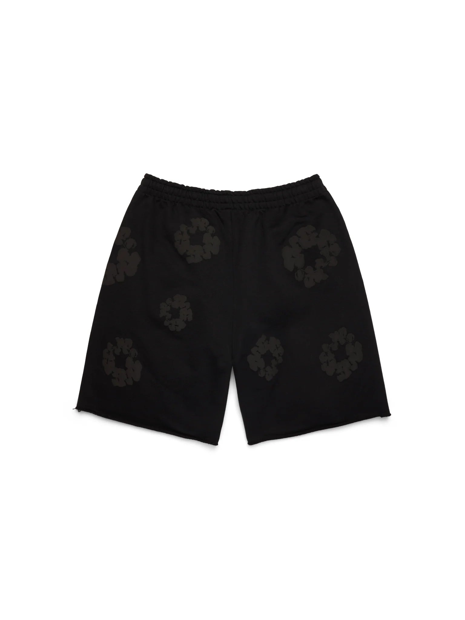 Denim Tears Cotton Wreath Monochrome Shorts - rear view