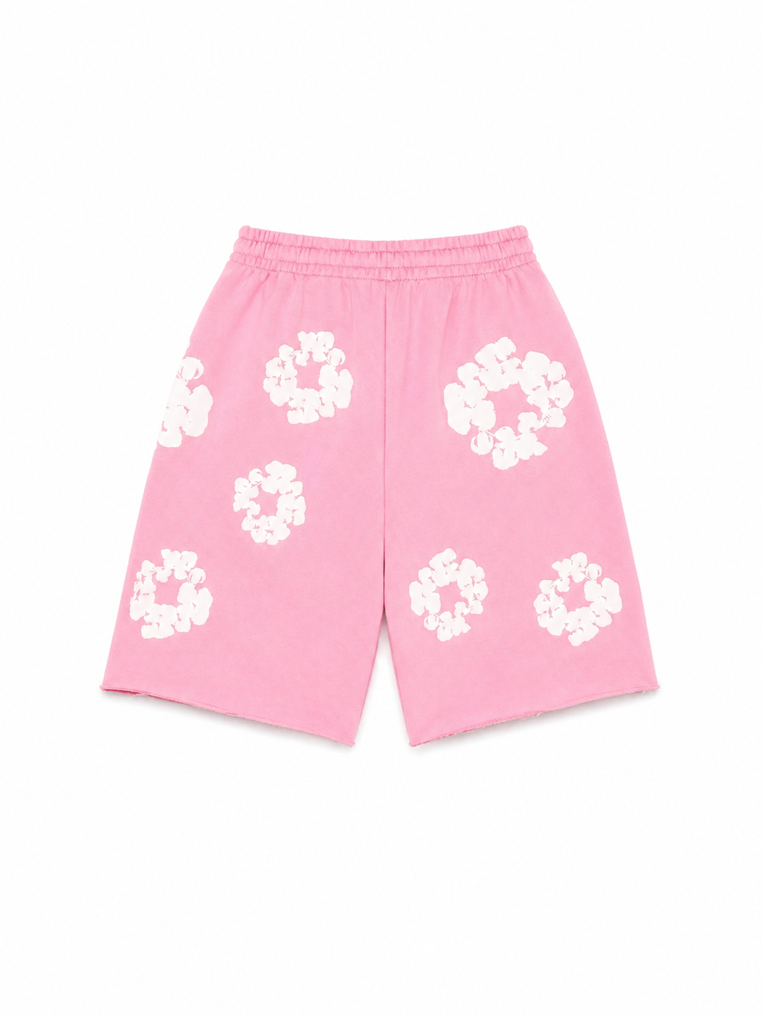 Denim Tears Cotton Wreath Pink Shorts - rear view