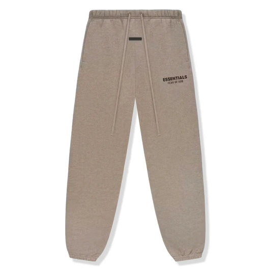 Fear of God Essentials Fleece Sweatpant 'Heather Grey' - front view on white background
