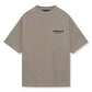 Fear of God Essentials FW24 Tee 'Heather Grey' - front view on white background