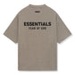 Fear of God Essentials FW24 Tee 'Heather Grey' - rear view