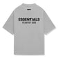 Fear of God Essentials FW24 Tee 'Light Heather Grey' - rear view