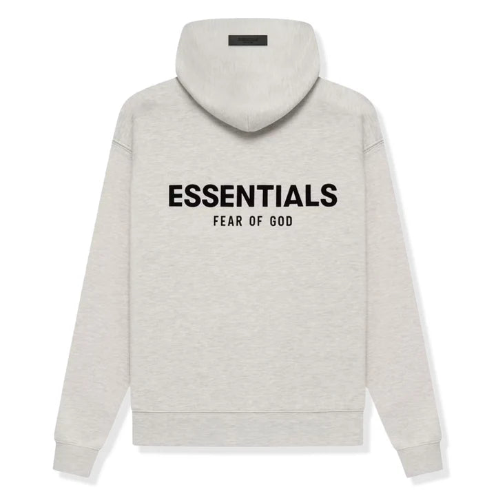 Fear of God Essentials Hoodie 'Light Oatmeal' - rear view