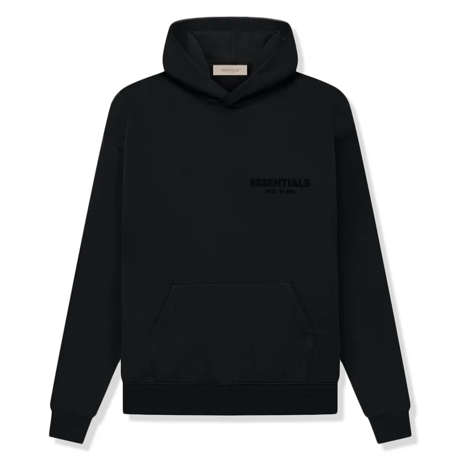 Fear of God Essentials Pullover Hoodie 'Stretch Limo' - front view on white background