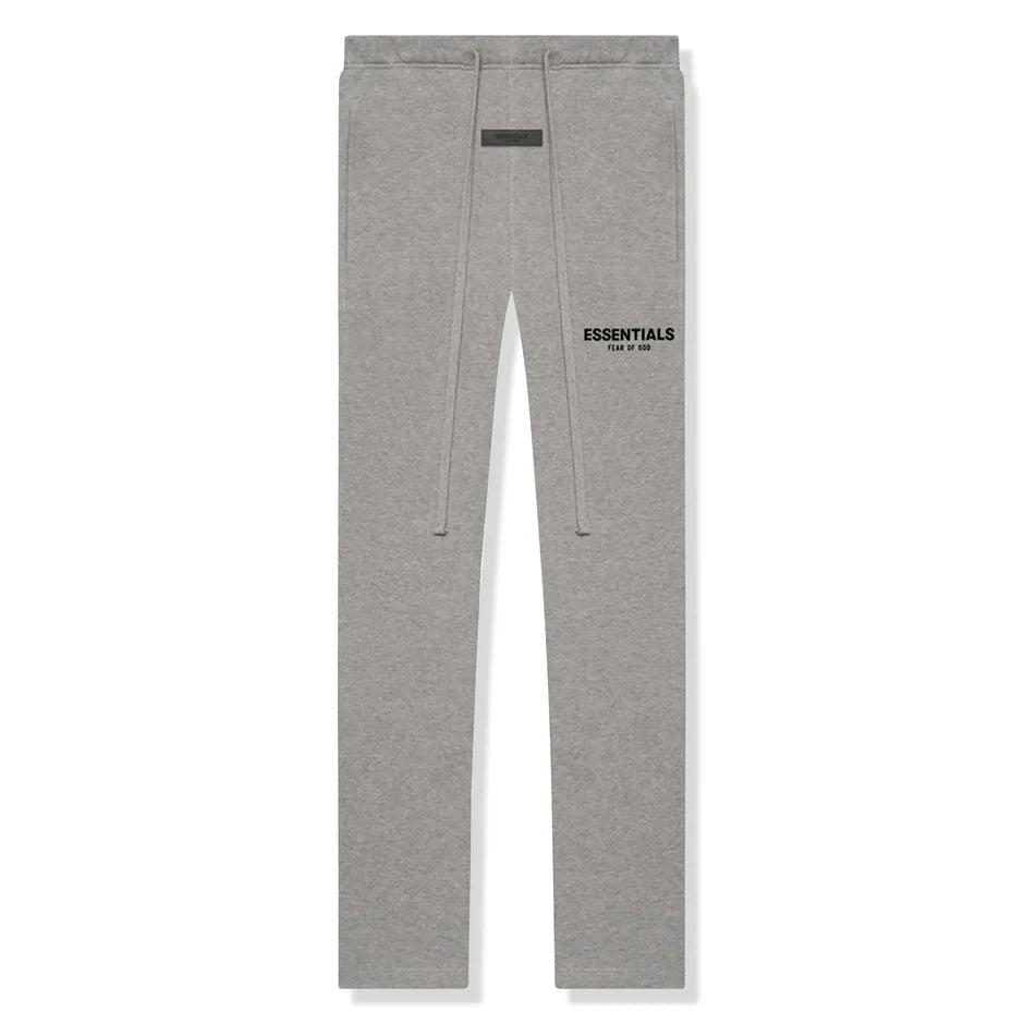 Fear of God Essentials Relaxed Sweatpants 'Dark Oatmeal' - front view on white background
