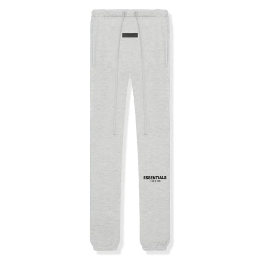 Fear of God Essentials Sweatpants 'Light Oatmeal' - front view on white background