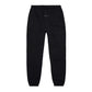 Black joggers on a white background
