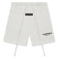 Fear of God Essentials Sweatshort 'Light Oatmeal' - front view on white background