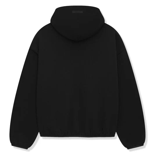 Fear of God Essentials x NBA Hoodie 'Black' - rear view