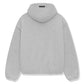 Fear of God Essentials x NBA Hoodie 'Light Heather' - rear view