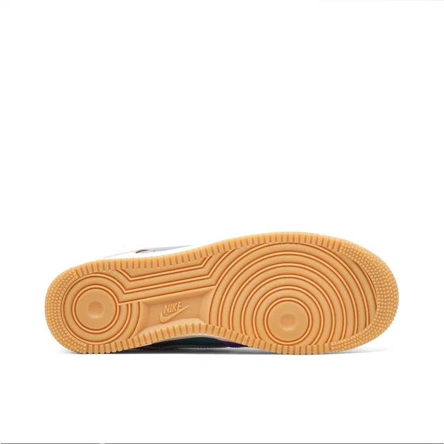 Nike Air Force 1 '07 Undefeated Wild Berry - Nike Air Force 1 sneaker rear heel and sole detail