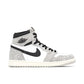 Nike Air Jordan 1 High Cement/Elephant - Air Jordan 1 High sneaker side profile view on white background