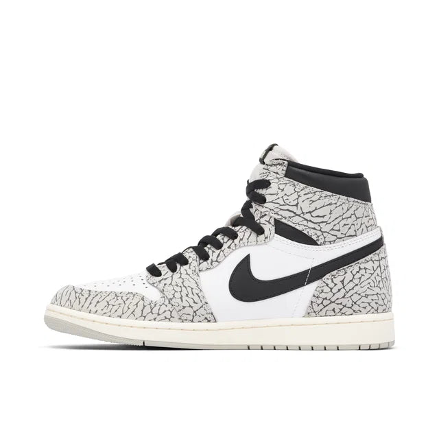 Nike Air Jordan 1 High Cement/Elephant - Air Jordan 1 High sneaker alternate angle view