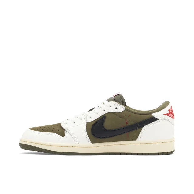 Nike Air Jordan 1 Low Travis Medium Olive - alternate angle view