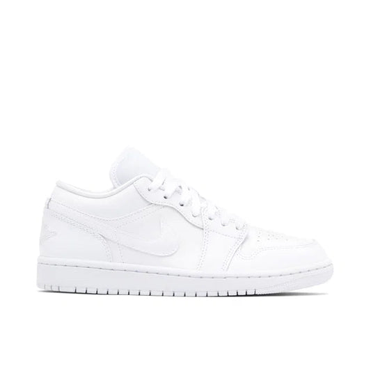 Nike Air Jordan 1 low White - Air Jordan 1 Low sneaker side profile view on white background