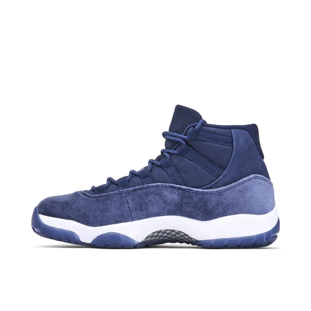Nike Air Jordan 11 Velvet Blue - Air Jordan 11 sneaker alternate angle view