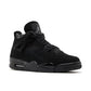 Nike Air Jordan 4 Black Cat - Air Jordan 4 sneaker alternate angle view