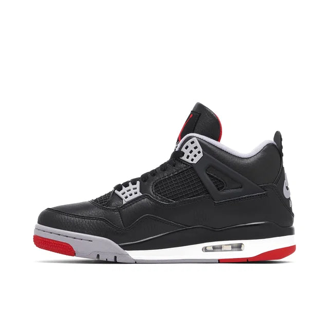 Nike Air Jordan 4 Bred Reimagined - Air Jordan 4 sneaker alternate angle view