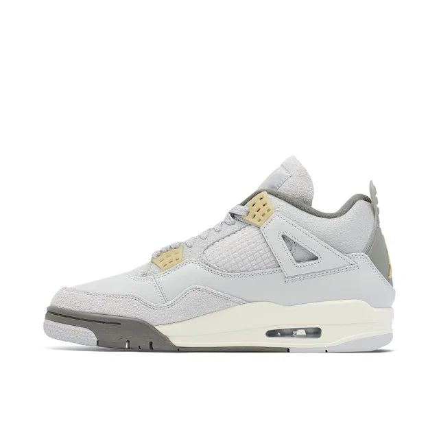Nike Air Jordan 4 Craft Grey Photon Dust - Air Jordan 4 sneaker alternate angle view