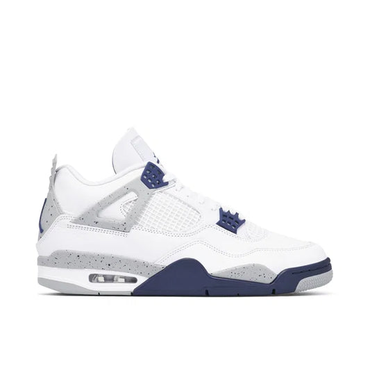 Nike Air Jordan 4 Midnight Navy - Air Jordan 4 sneaker alternate angle view