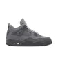 Nike Air Jordan 4 Wet Cement Paris Olympics - Air Jordan 4 sneaker side profile view on white background