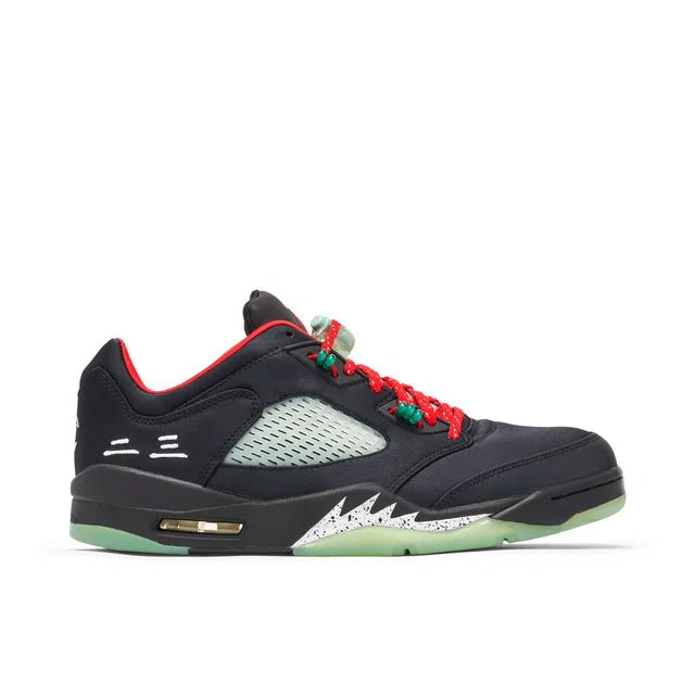 Nike Air Jordan 5 Low "clot" - Air Jordan 5 sneaker side profile view on white background