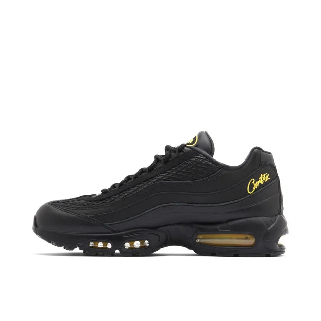 Nike Air Max 95 Honey Black CRTZ Corteiz - side profile view on white background