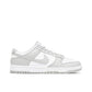 Nike Dunk Low Grey Fog - Nike Dunk Low sneaker side profile view on white background