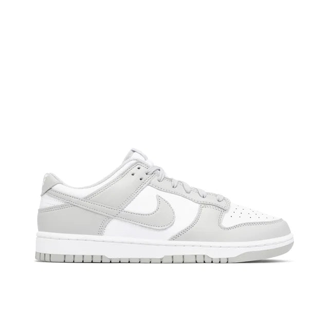 Nike Dunk Low Grey Fog - Nike Dunk Low sneaker side profile view on white background