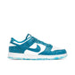 Nike Dunk Low Ocean Blue - Nike Dunk Low sneaker side profile view on white background