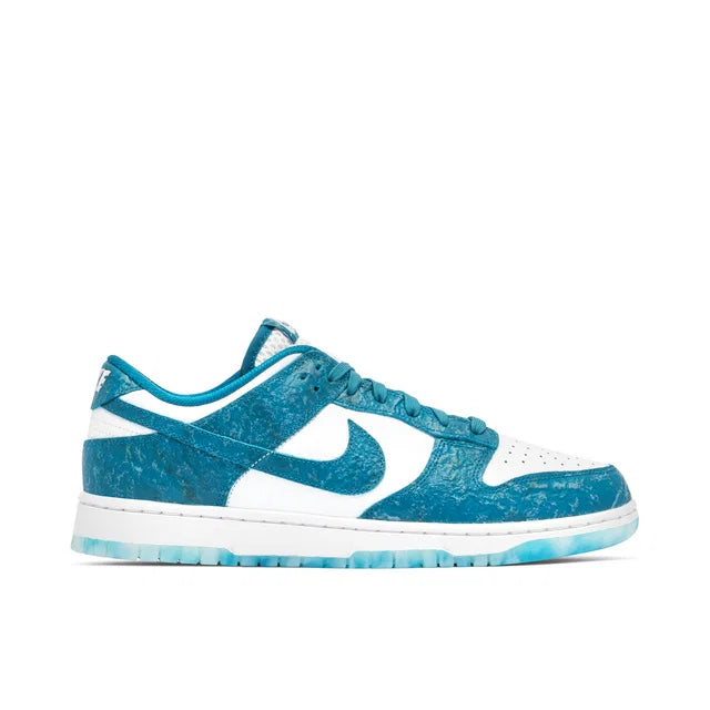 Nike Dunk Low Ocean Blue - Nike Dunk Low sneaker side profile view on white background