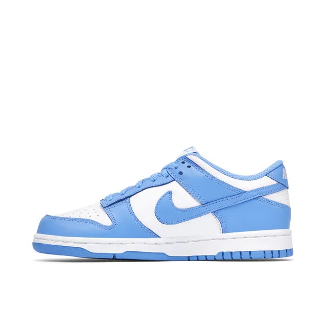 Nike Dunk Low University Blue - side profile view on white background