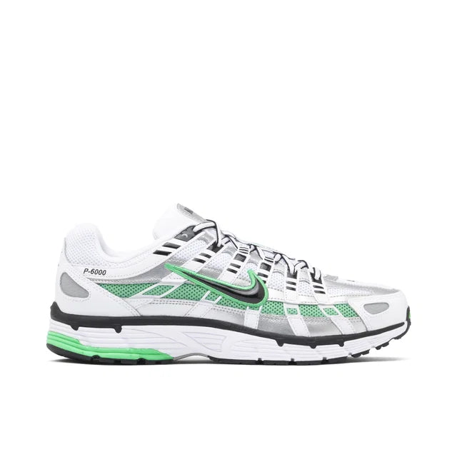 Nike P-6000 spring green - Nike P-6000 sneaker side profile view on white background