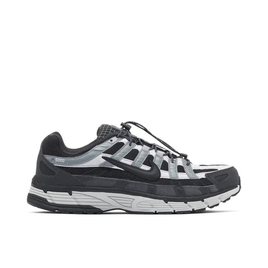 Nike P-6000 Winterised Grey Black - Nike P-6000 sneaker side profile view on white background