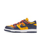 Nike SB Dunk Low Off White University Gold - Nike SB Dunk Low sneaker alternate angle view