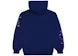 Sp5der Navy Hoodie Mens spider - rear view