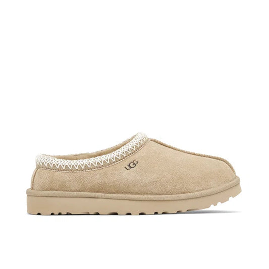 Ugg Tasman Mustard seed Beige - UGG Tasman slipper side profile view on white background