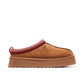 UGG TAZZ ‘CHESTNUT’ - UGG Tazz platform slipper side profile view on white background