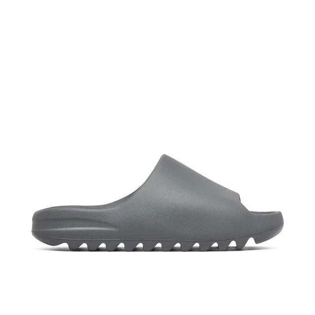 Yeezy Slide Granite - Yeezy Slide side profile view on white background